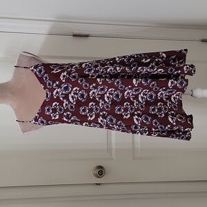 Let Them Eat Cake Size S Floral Spaghetti Strap Mini A-Line Dress